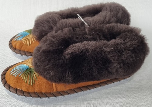 Sheepskin warm slippers