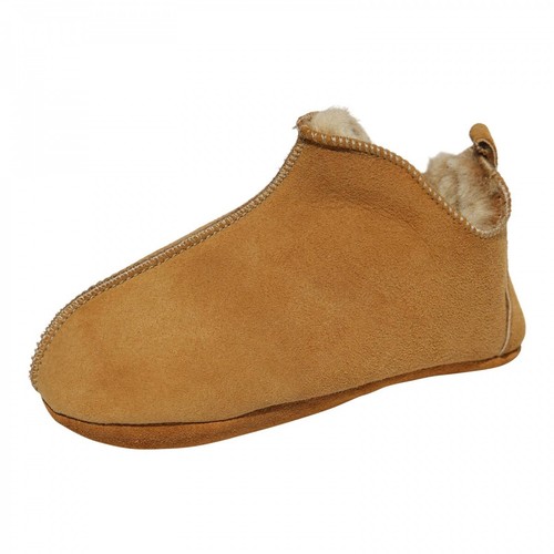 Sheepskin kids slippers - sheepskin, bali