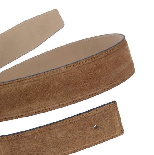 Leather belt reversible belt