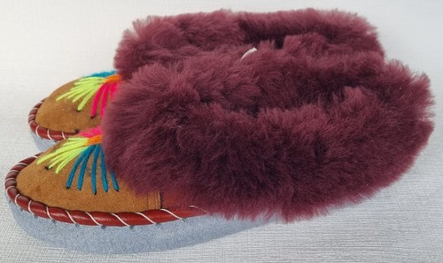 Sheepskin warm slippers