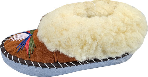 Sheepskin warm slippers