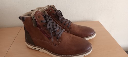 Mustang winterschuhe cognac - mustang,